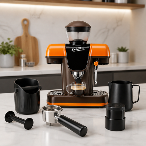 Freshly grind, brew, and froth café-style coffee at home with one premium espresso machine.