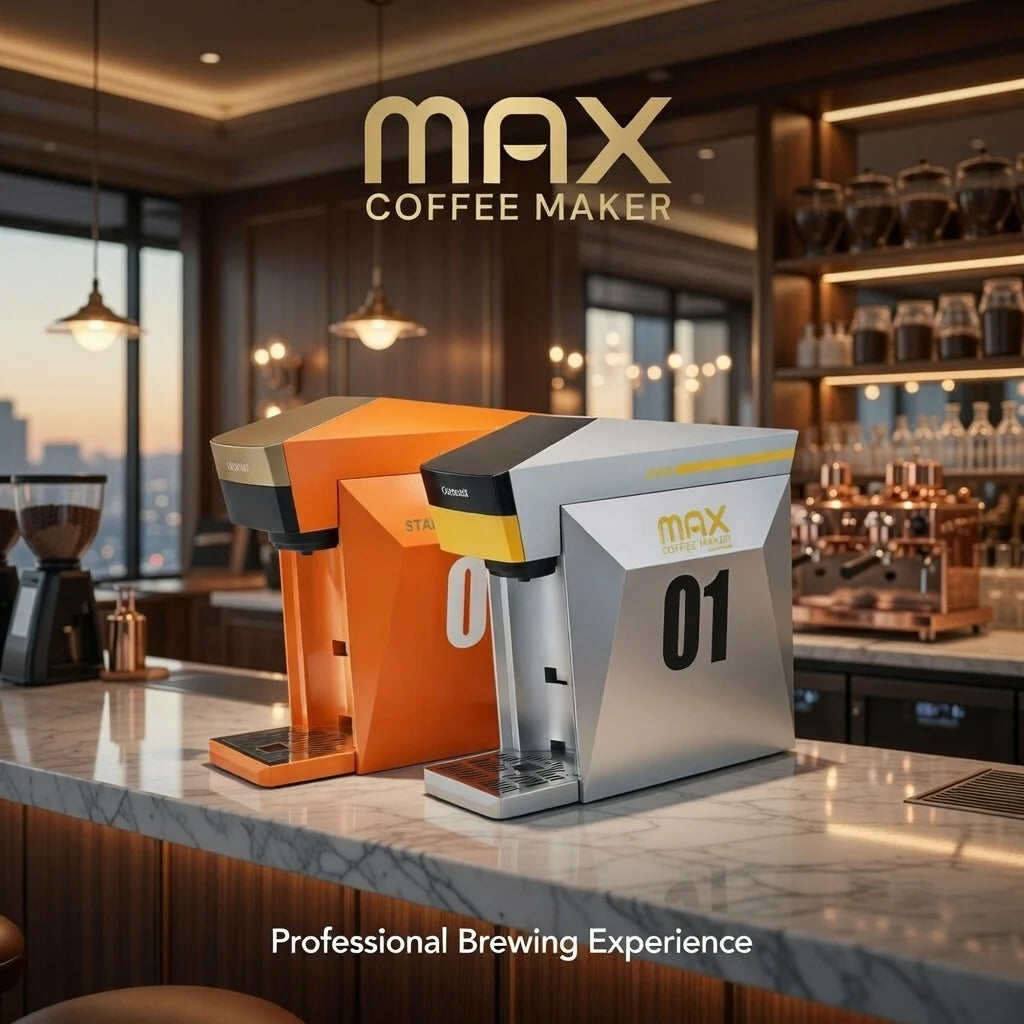 Valuemart 4-in-1 Single Serve Espresso Coffee Machine with Hot Water Dispenser, 1400W